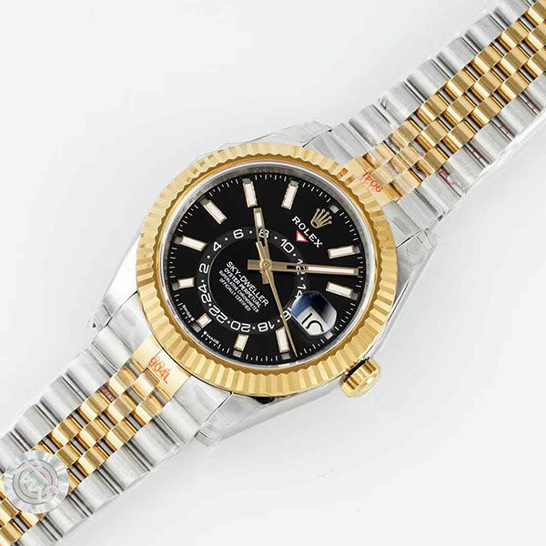 【TW製 ロレックスコピー】M336933-0004 スカイドゥエラー 42mm ブラック 9002搭載